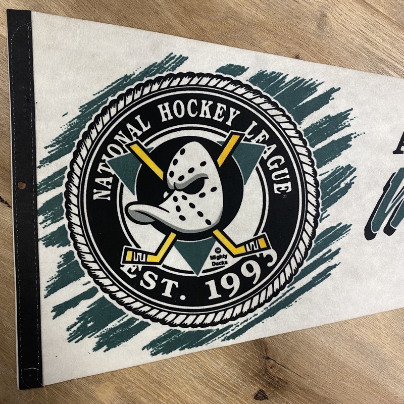 Vintage NHL (Logo 7) - Mighty Ducks Big Logo Windbreaker 1990s
