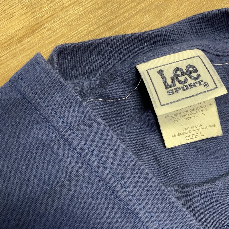 Vintage Lee Boston Red Sox MLB Logo Blue Denim Button Up Shirt Size L