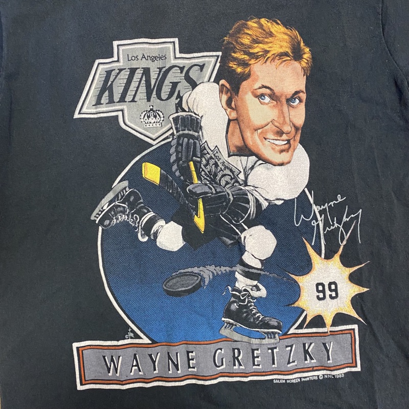 Vintage 80s Los Angeles LA KINGS T- Shirt S Small NHL Hockey USA