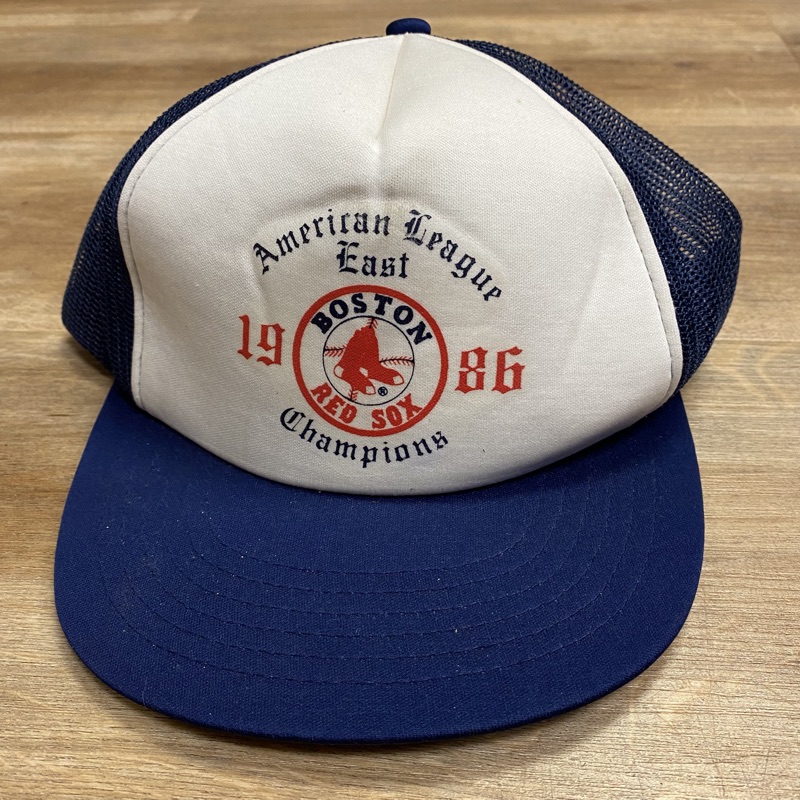 BOSTON RED SOX AL EAST CHAMPIONS VINTAGE 1986 MLB BASEBALL TRUCKER SNAPBACK  HAT – The Felt Fanatic