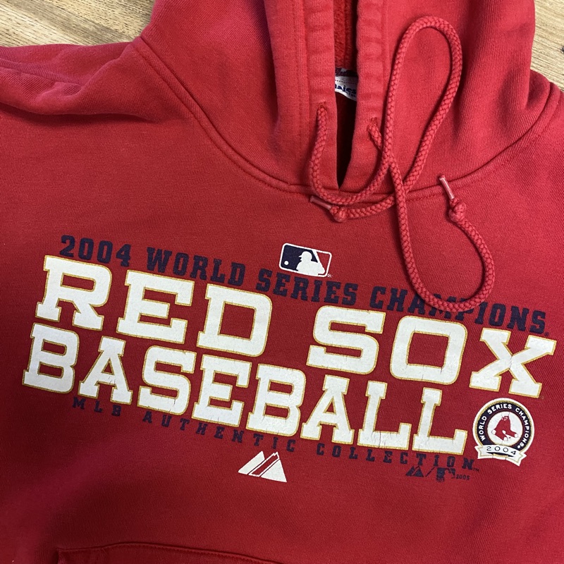Boston Red Sox Shirt Men Large Adult Red MLB Baseball Majestic