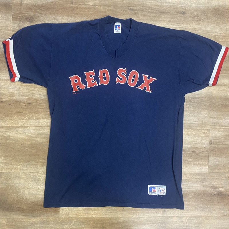 omgive hvordan med hensyn til BOSTON RED SOX VINTAGE 90s RUSSELL ATHLETIC MLB BASEBALL JERSEY TSHIRT  ADULT XL – The Felt Fanatic
