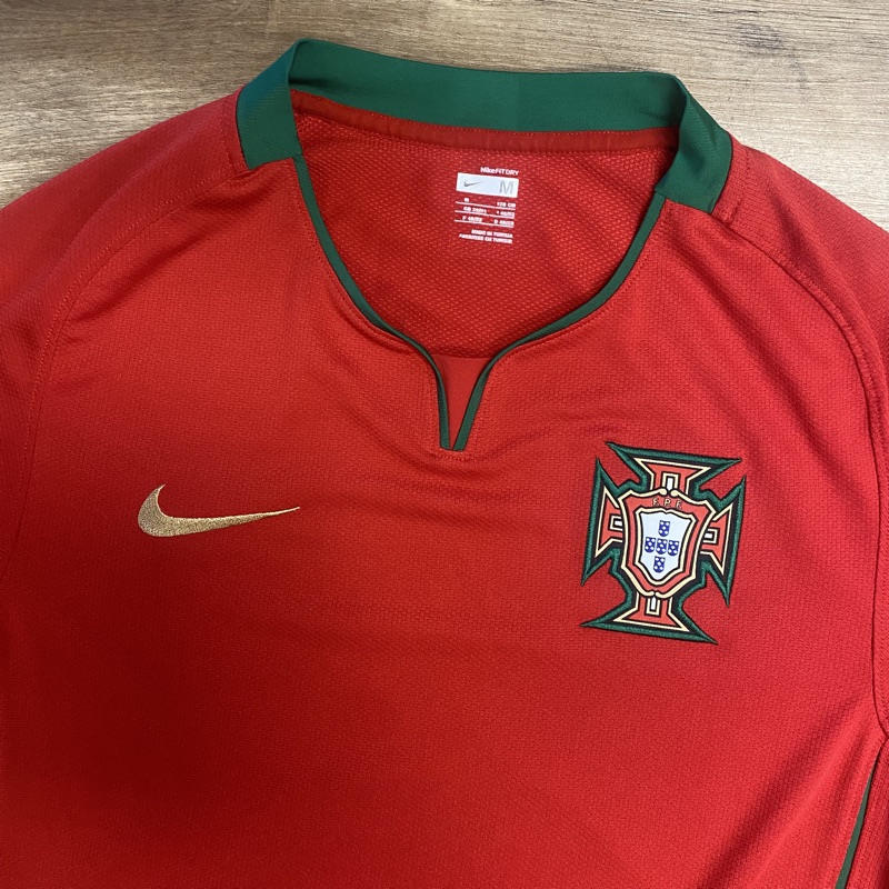 PORTUGAL NATIONAL TEAM 2008 NIKE HOME SOCCER JERSEY ADULT MEDIUM – The ...