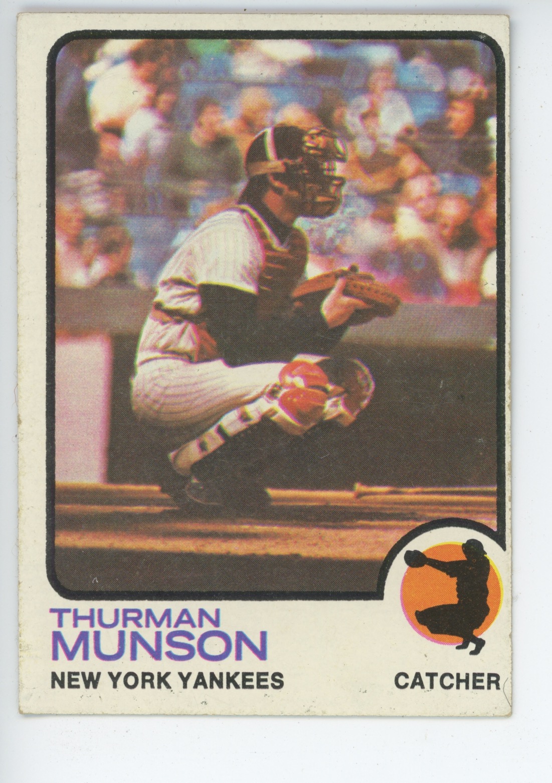 1973 TOPPS BASEBALL #142 THURMAN MUNSON NEW YORK YANKEES MLB CARD