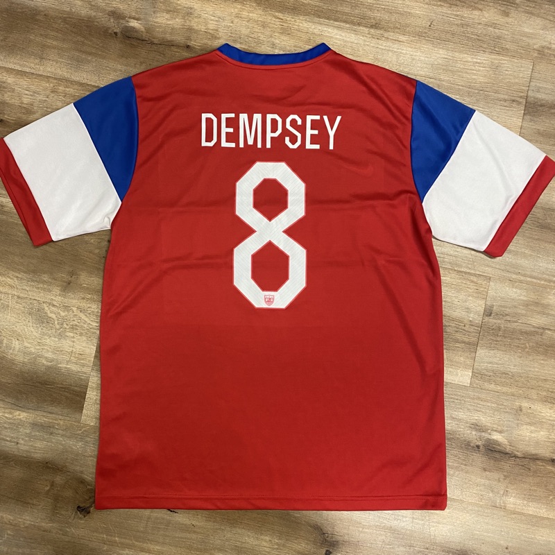 USA UNITED STATES NATIONAL TEAM CLINT DEMPSEY 2014 HOME NIKE SOCCER JERSEY  XL