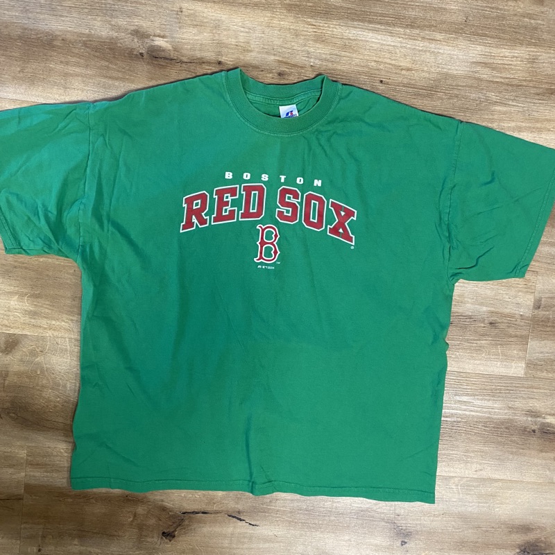 BOSTON RED SOX ST PATRICKS DAY 2004 RUSSELL ATHLETIC MLB BASEBALL TSHIRT XL  – The Felt Fanatic