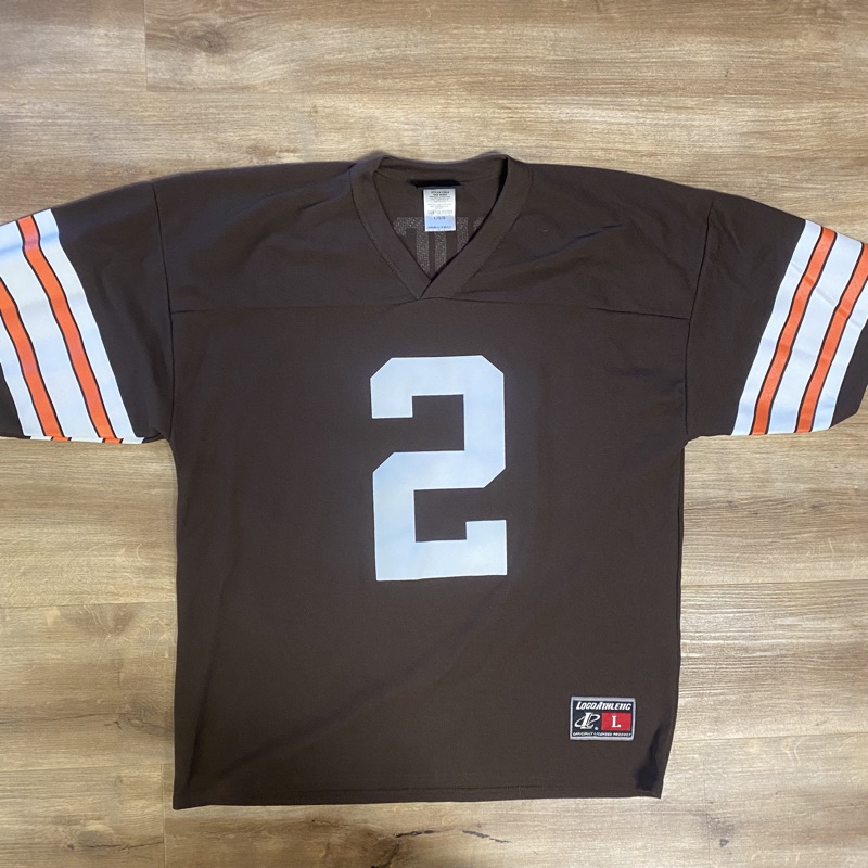 CLEVELAND BROWNS TIM COUCH VINTAGE 1999 LOGO ATHLETIC NFL FOOTBALL JERSEY  MEDIUM – The Felt Fanatic