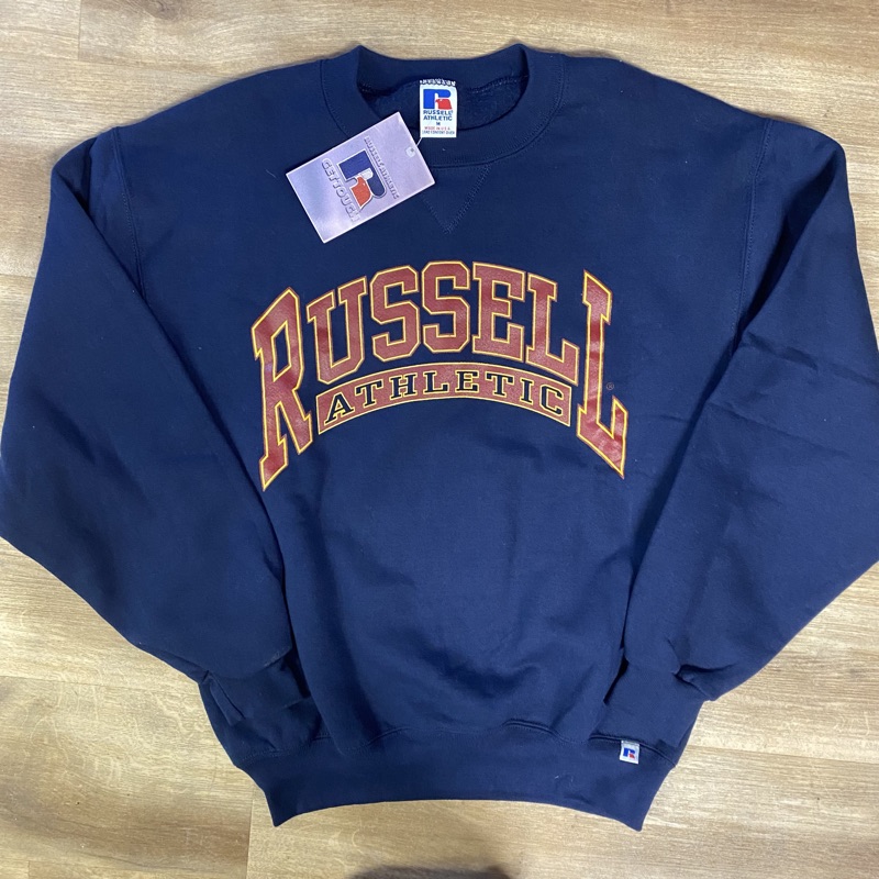 afstand Alarmerende personificering RUSSELL ATHLETIC VINTAGE 90s LOGO SPELLOUT SWEATSHIRT MEDIUM BNWT – The  Felt Fanatic