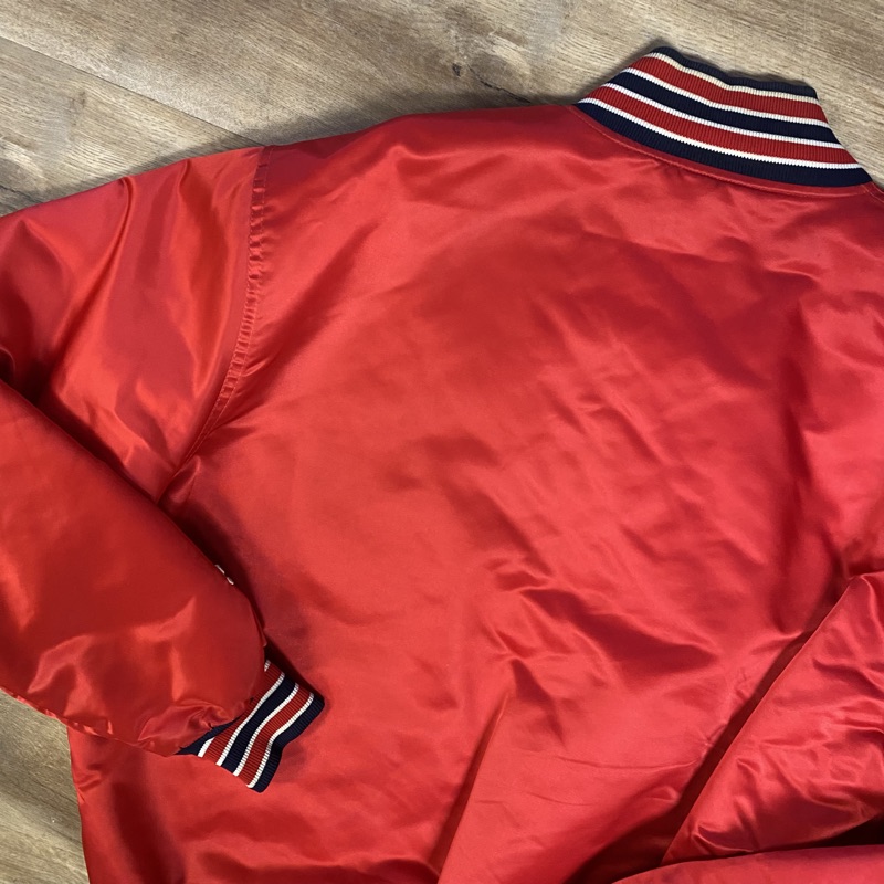 Louisville Cardinals vintage 90s satin bomber jacket - Size XXL