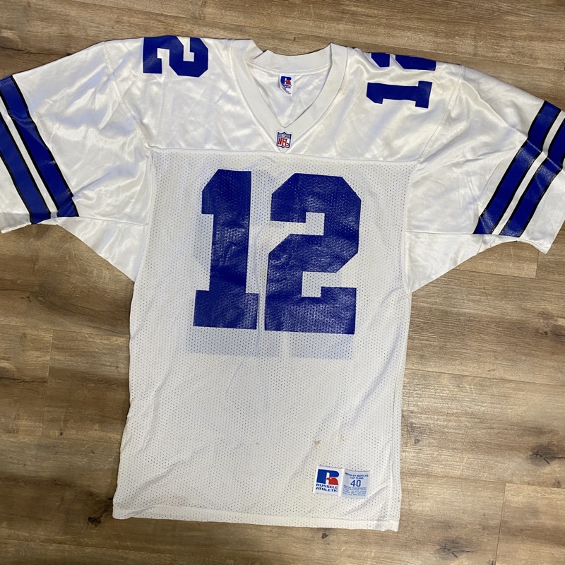 DALLAS COWBOYS ROGER STAUBACH VINTAGE 90s RUSSELL NFL FOOTBALL