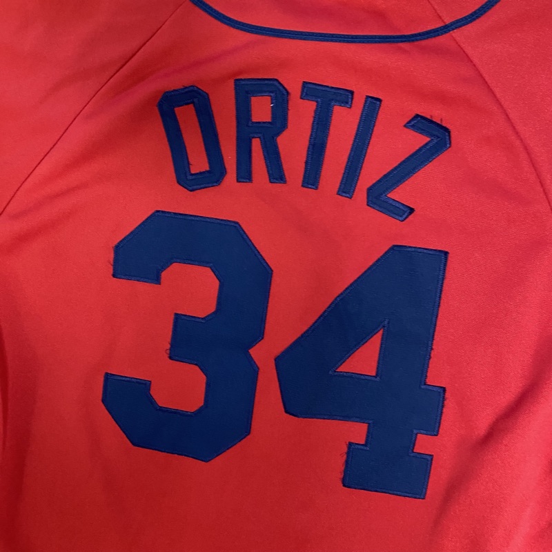 00's David Ortiz Boston Red Sox Majestic Authentic MLB Jersey Size 44 Large  – Rare VNTG