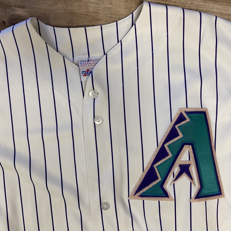 ARIZONA DIAMONDBACKS VINTAGE 90s MAJESTIC MLB BASEBALL JERSEY ADULT XL –  The Felt Fanatic