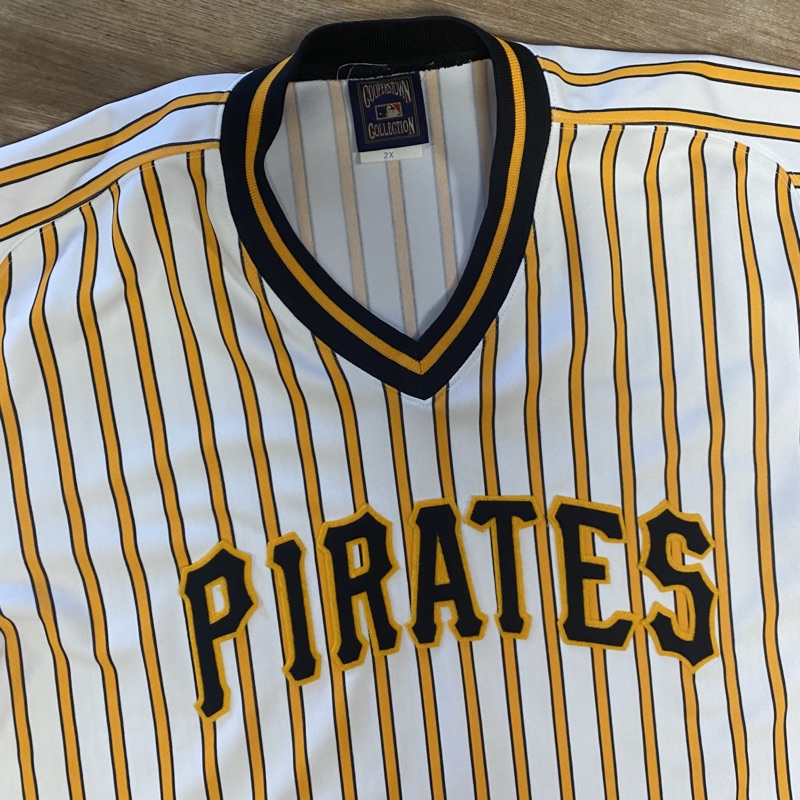PITTSBURGH PIRATES VINTAGE 2000s Y2K MAJESTIC COOPERSTOWN COLLECTION MLB  JERSEY – The Felt Fanatic