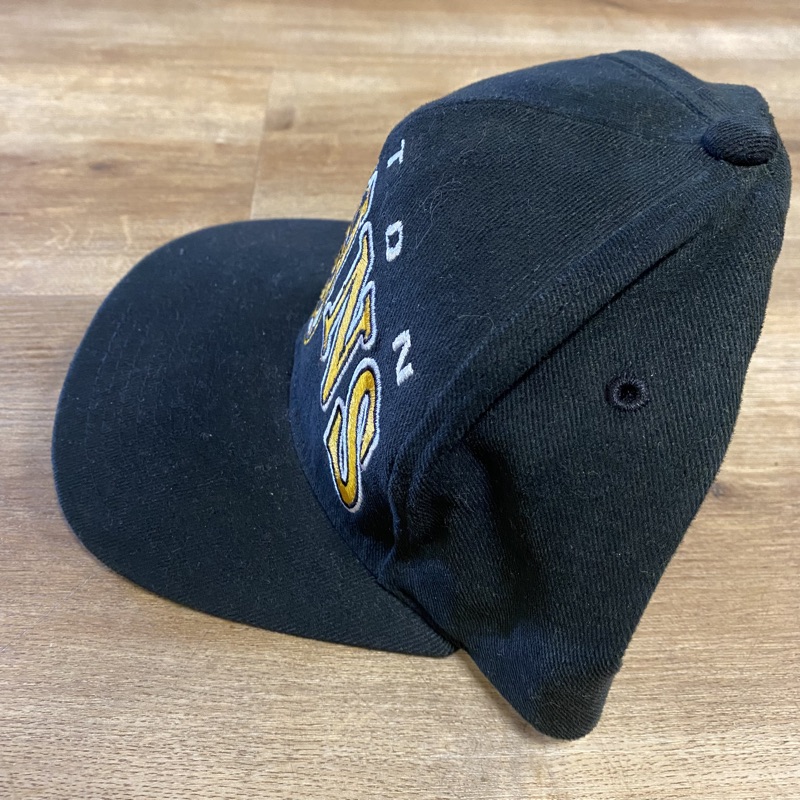 Boston Bruins Vintage Snapback Starter Hat Block Logo NHL Sports