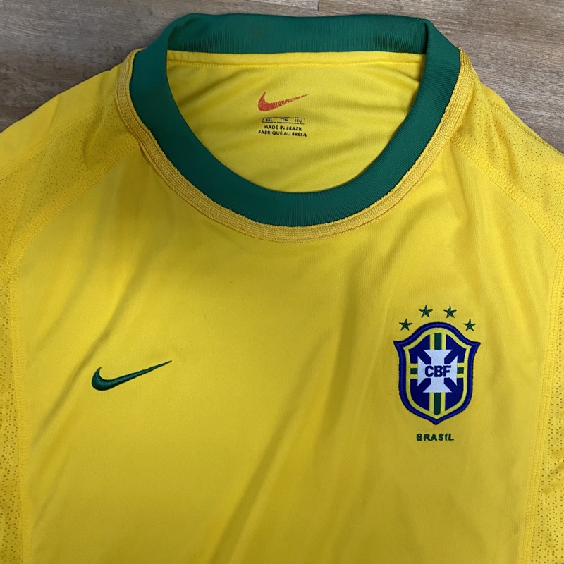 BRAZIL NATIONAL TEAM VINTAGE 2000 NIKE INTERNATIONAL SOCCER JERSEY ADULT  XXL – The Felt Fanatic